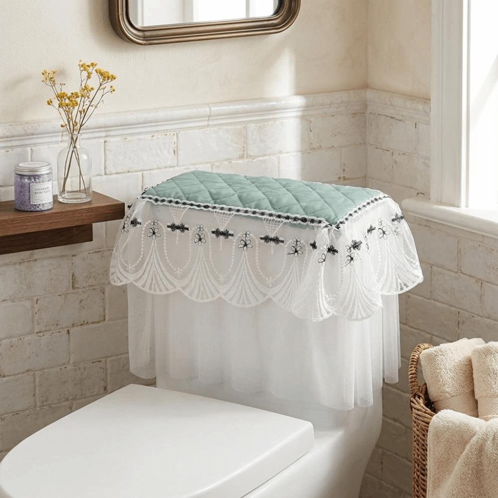 Court Style Toilet Water Tank Cover Vintage Toilet Closestool Cover Toilet Cover Home
