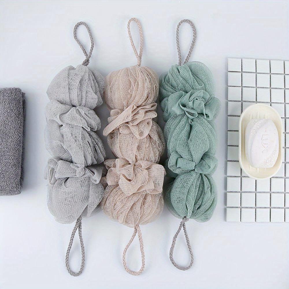 Body Scrubber Mesh Bath Exfoliating Brush Shower Brush Belt Back Scrub Exfoliator Skin Cleaner Dead Skin Remover Bathing Tools