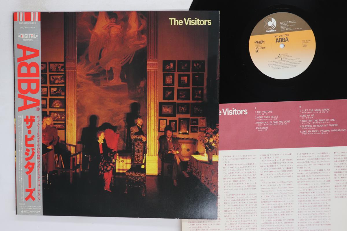 LP Record ABBA  Visitors DSP8006 DISCOMATE 1981 Japan Obi Pop Used