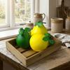 Yellow/Green Fake Grapefruit Lifelike Artificial Fruit Pomelo Fruit Ornament  Cabinet Photography