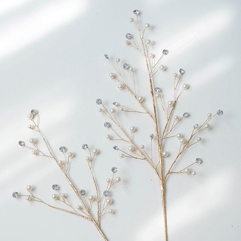 Transparent Simulated Christmas Crystal Stem Acrylic Christmas Tree Decorations  New Year Decor