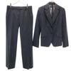 Paul Smith BLACK Striped Pattern Pants Suit Setup 38/40 Charcoal Gray Women Used