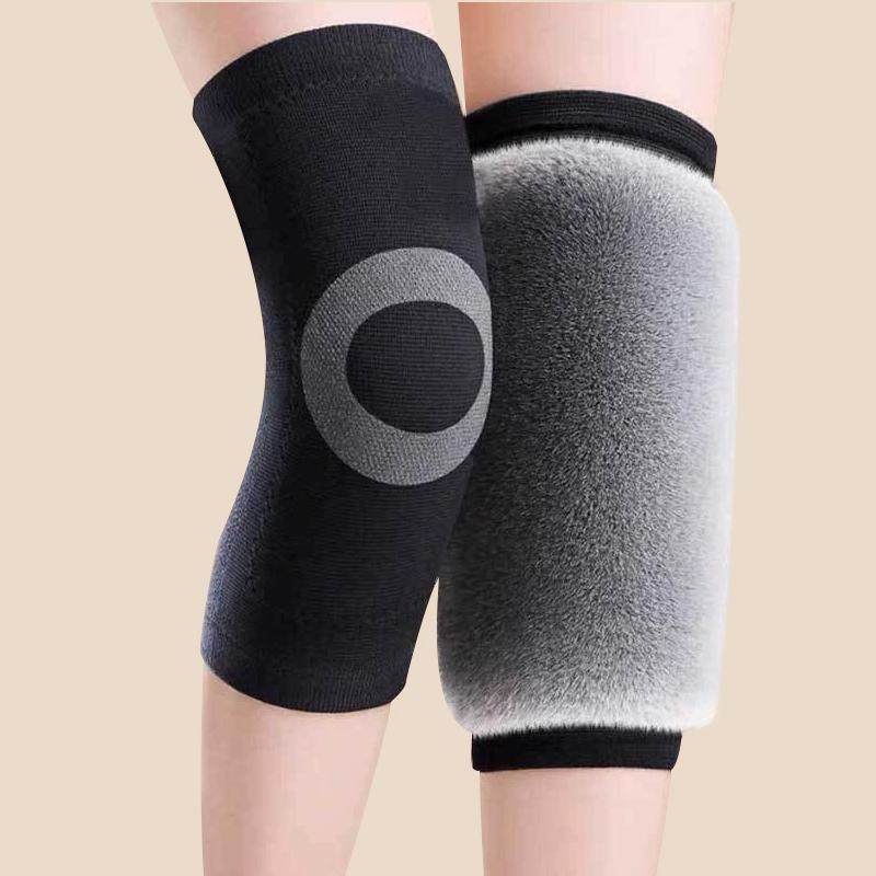 

Winter Soft Thermal Knee Braces Leg Warmers Cozy Warm Skiing Cycling Camping Runing Arthritis Tendonitis Knee Pads Leg Sleeves M