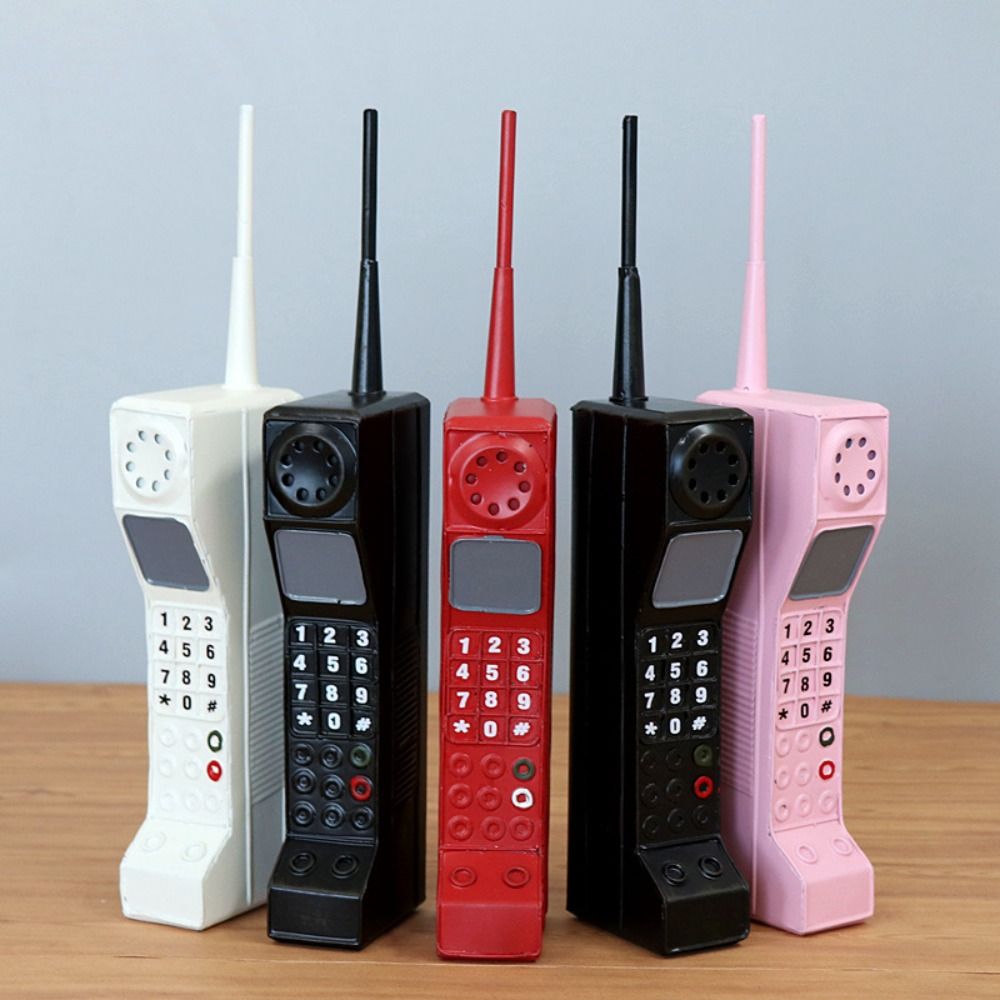 Simulace Vintage model telefonu Mobilní telefon Cihla Mobilní telefon Ornament Domácí dekorace