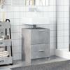 Bathroom Vanity Unit Concrete Grey 40 X 37 X 59 Cm Particleboard