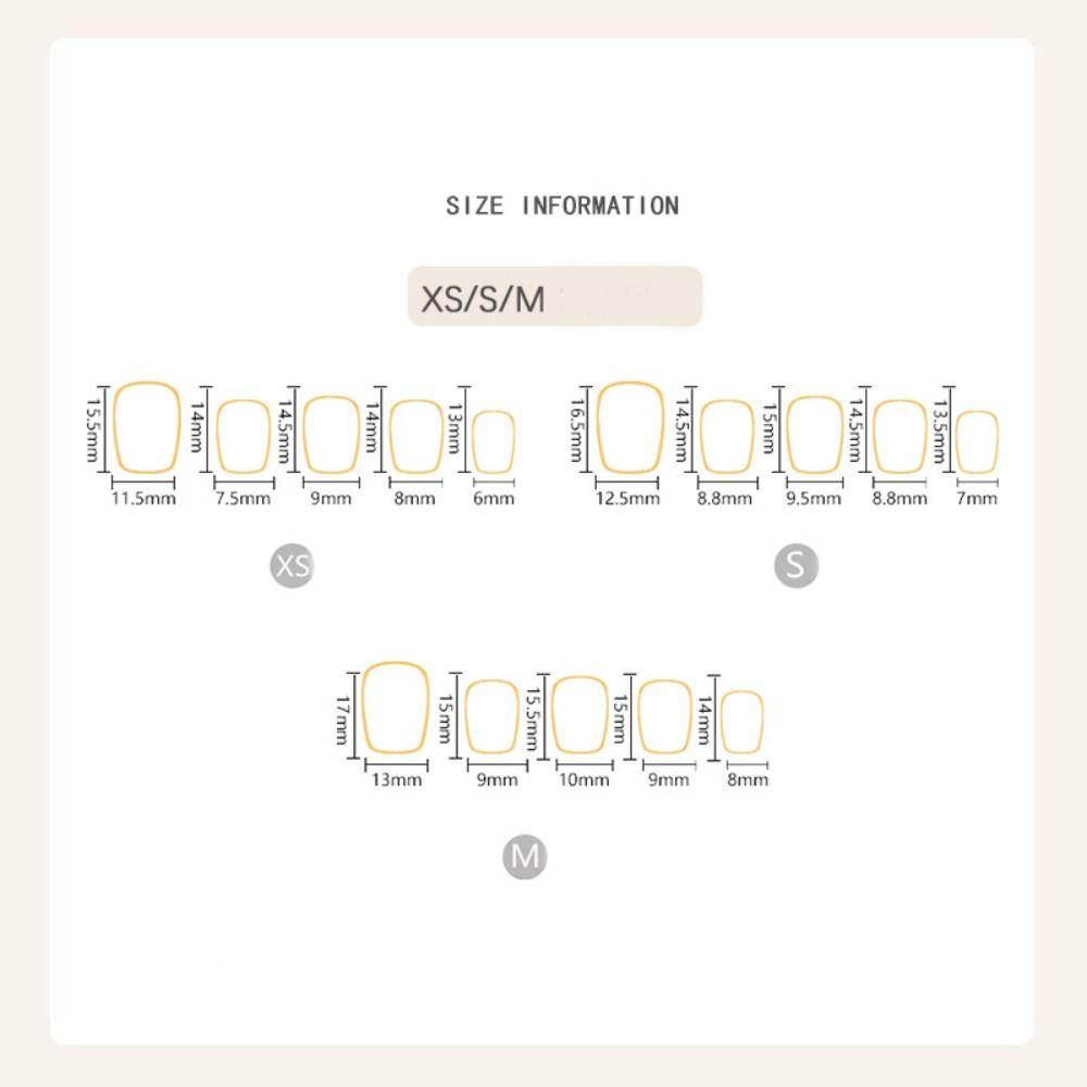 24pcs French False Nails Shining Press on Nails Fashion Nail Tips DIY