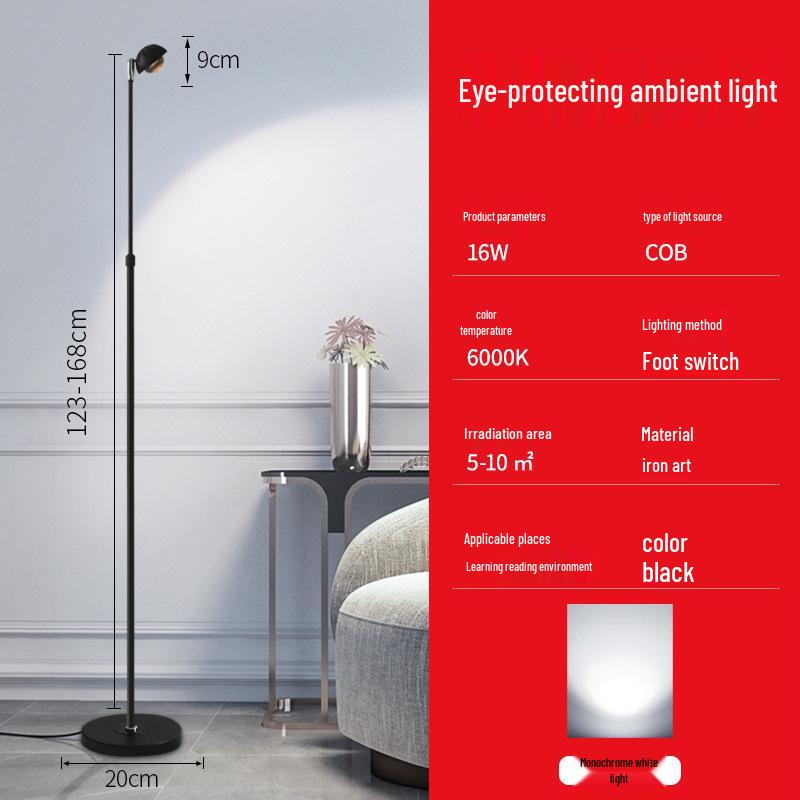 

Luxury Corner Floor Lamp: Designer Style for Living Room, Bedroom, or Reading Nook