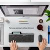 Logitech K580 Dual-Mode Wireless Slim Office Keyboard with Mouse Pad