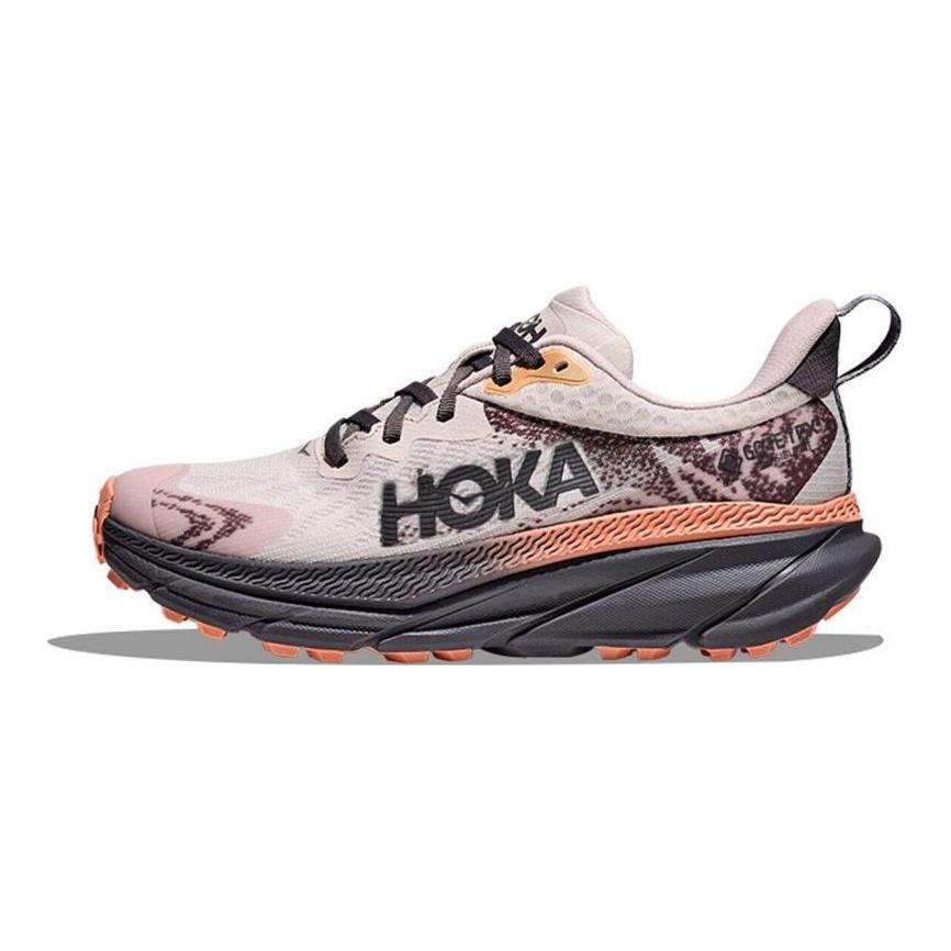 HOKA ONE ONE Challenger ATR 7 Wear-Resistant Slip-Resistant Low-Top Trekking Shoes Women's Pink Sneakers 1134502-CLX