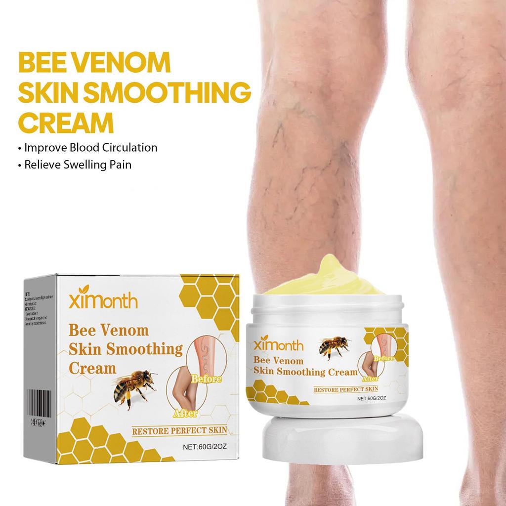 Bee Venom Leg Care Cream Relieves Leg Discomfort While Nourishing and Moisturizing Skin Body Care Cream 60g