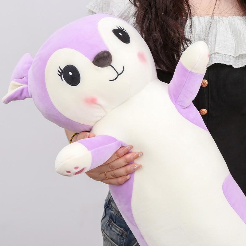 Long Plush Deer Stuffed Toy Pillow Adults Soft Cuddle Companion Sleep Aid 70-130cm