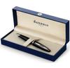 Waterman Carene Gift Box includes Medium Nib Silver Trim Ballpoint Pen Black Refill - Lacquer/Blue - (Used)