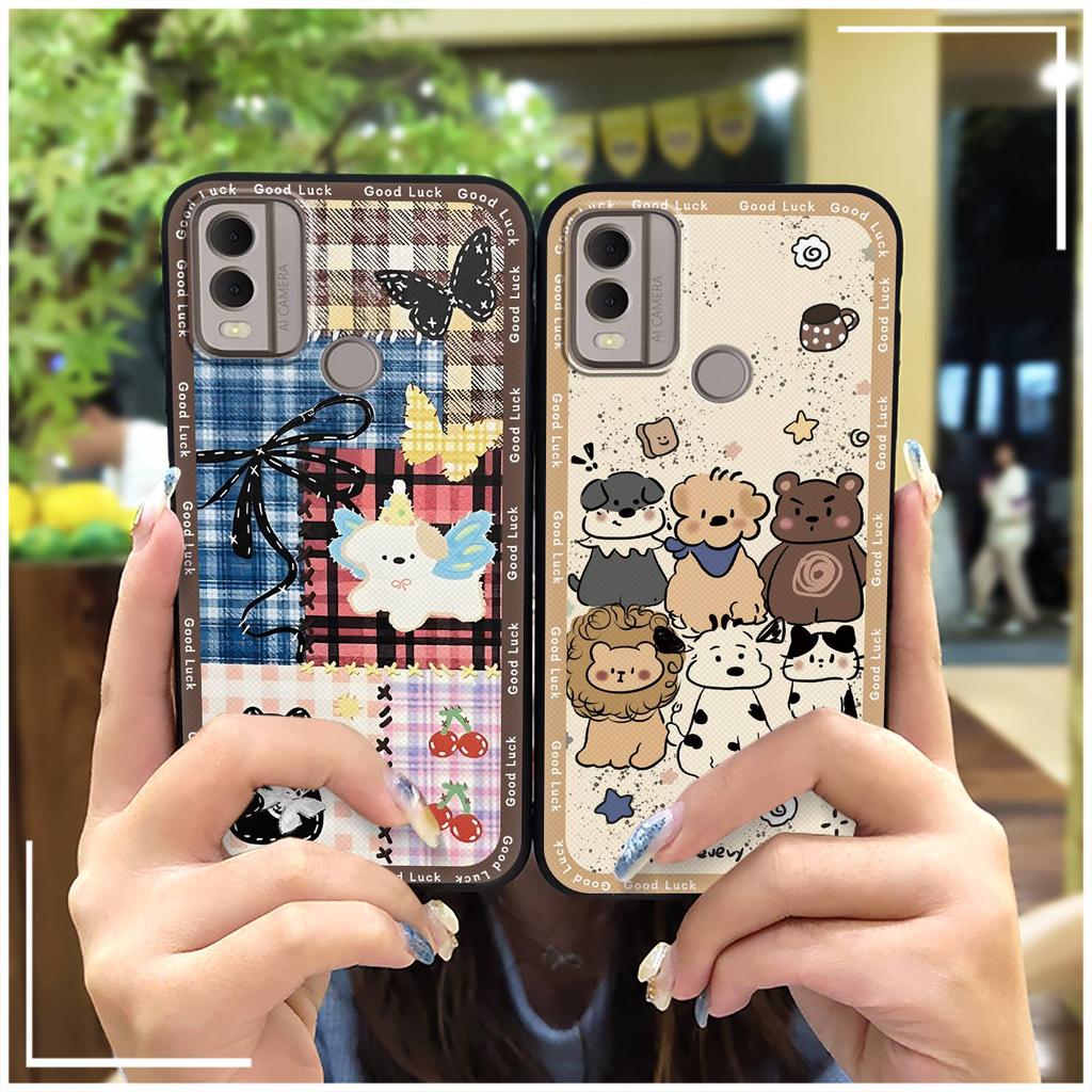 Full wrap Cartoon Phone Case For Nokia C22 Graffiti Cute Protective Fashion Design Soft case Phone Pouch TPU Anti-dust