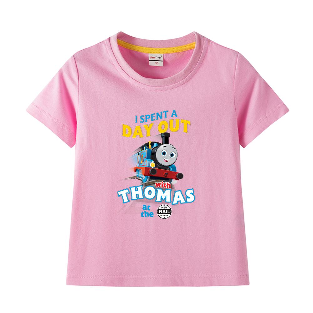 Boys' Printed Short-Sleeve Cotton T-shirt - 2023 Summer Fashion