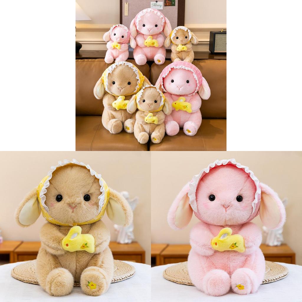 Baby Bunny Plush Toy With Pp Cotton Filling For Infant Sleep And Comfort