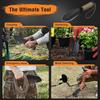 Backpacking Trowel Camping Shovel Hiking Trowel Backpacking Ultralight Shovel Small Potty Multitool for Digging, Metal Detecting, Gardening and