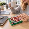 Sensory Fidget Tools for Boredom Christmas 26 Keys Keyboard Toy Keychain, Click Keyboard, Portable Stress Relief Toys Adults Toy, Stocking Stuffer