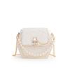 Bag Women'S Bag Crossbody Bag Light Luxury Chain Shoulder Bag Cowhide Birthday Gift Premium Small Square Bag