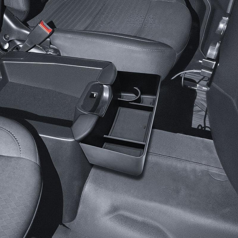 Front Center Console Organizer Hanging Storage Box Tray for -2025 Chevrolet Silverado/Sierra 2500HD 3500HD Cup Holder Box