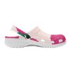 White Printed EVA Clogs for Women Men Soft Sole Lightweight Slip On Casual Footwear Soft Sole Summer Sandals Everyday Wear