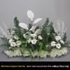 Wedding Aisle Blue Artificial Flower Row Decoration