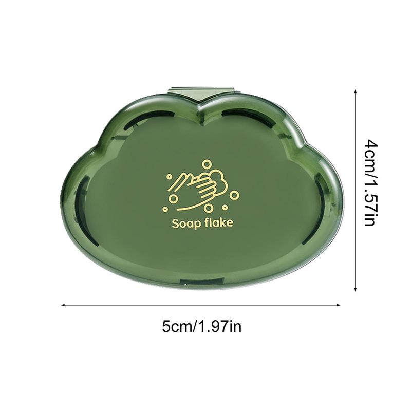 50PCS Disposable Soap Paper Travel Soap Paper Hiking Washing Hand Clean Mini Paper Soap Travel Camping