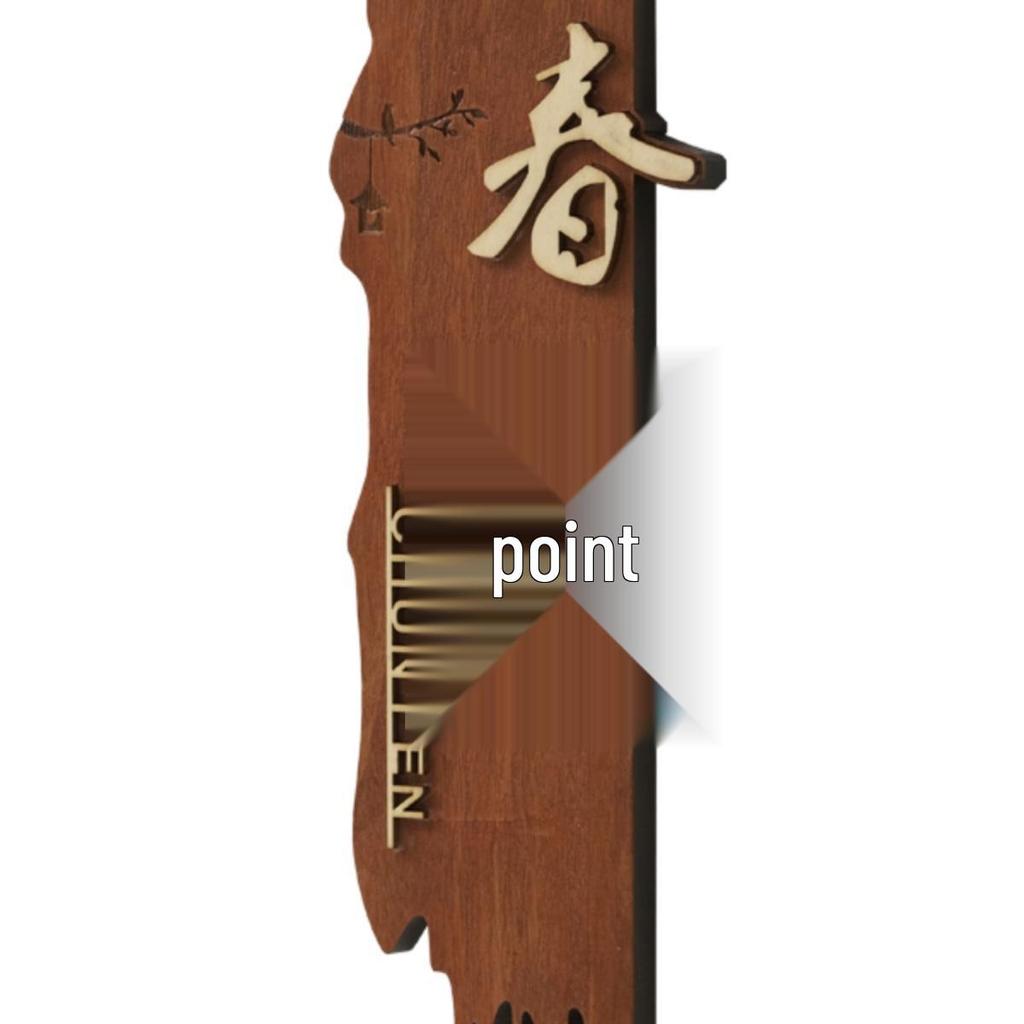 Chinese Style Solid Wood Door Sign for Hotels, B&Bs, Tea Houses, Restaurants, and Homes