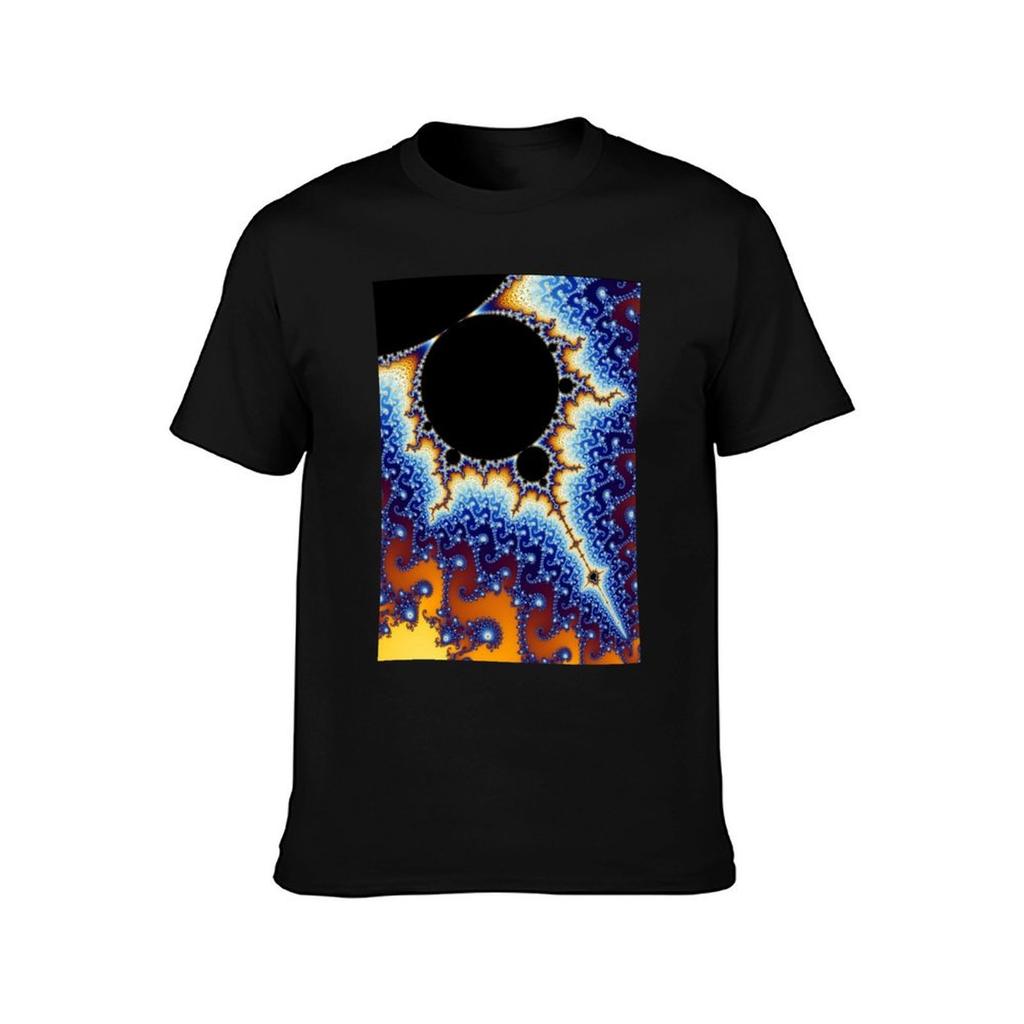 Mandelbrot set TShirt Basic Solid Color Casual Tee Shirt