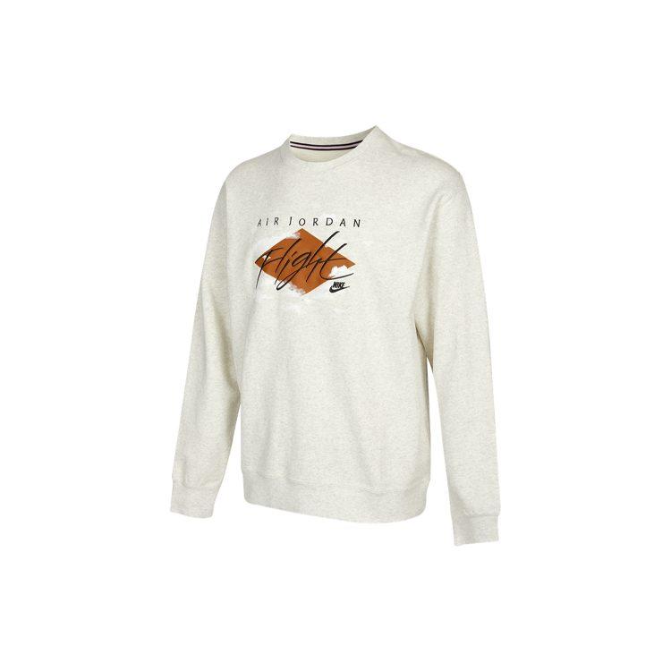 Jordan Sweatshirts Men's White Crew Neck Moderate Regular DH9036-141