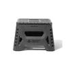 GORDON MILLER Folding Step Low, Folding Step Stool, Car Wash Platform, Outdoor Camping, Dark Gray