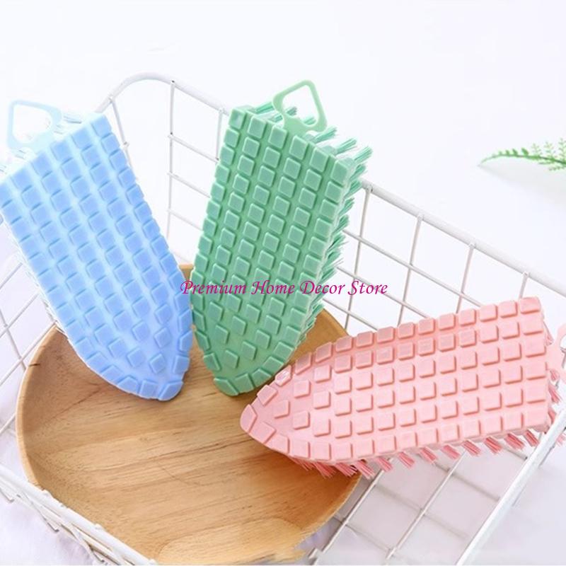 Ergonomic Handle Flexible Bristles Brush Random Color Home Car Versatilely Use JOMD