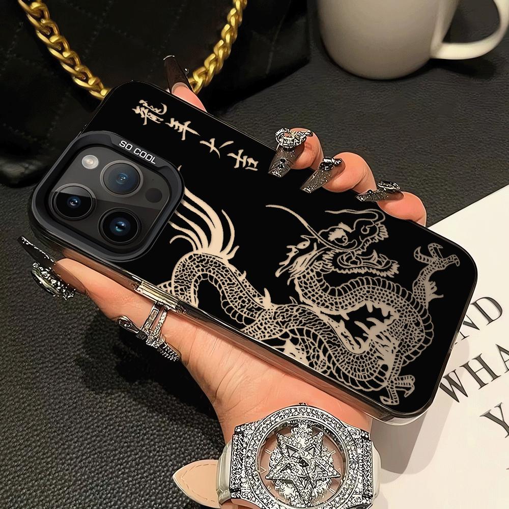 Phone Cover Case for iPhone 17 Pro Max 16 15 13 14 Plus 11 17e Air 12 Pro Cool Creative Dragon