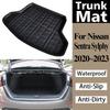 For Nissan Sentra Sylphy B18 ~   Car Trunk Mat Anti-Slip Dirt-proof Rear Trunk Mat Waterproof Boot Carpets Pad