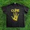 HEISS The Cure Hand Auge Schwere Baumwolle Schwarz Unisex T-Shirt Größe S5XL Unisex T-Shirt