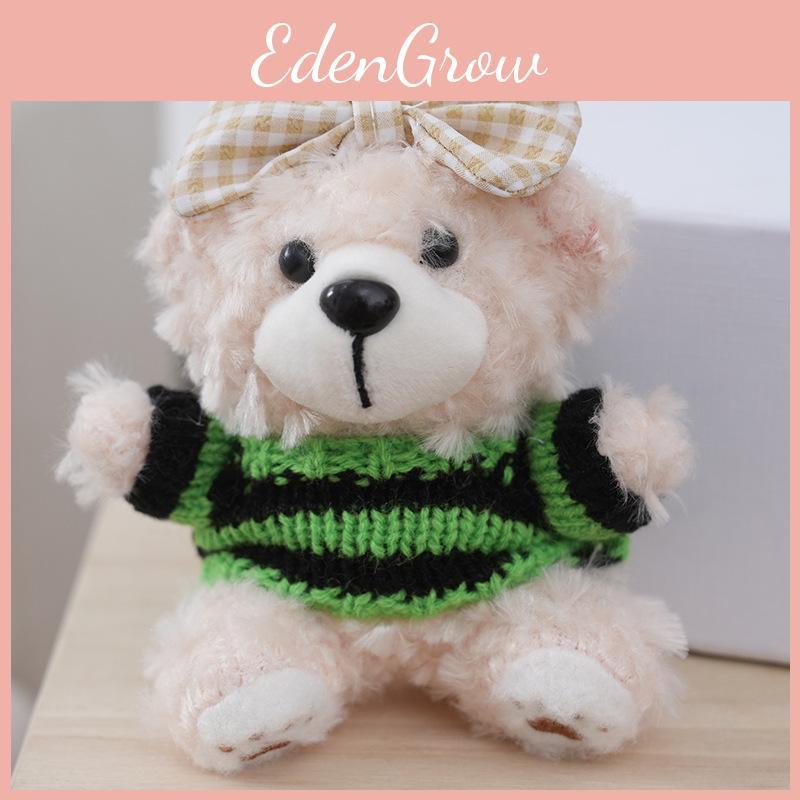 Creative Cartoon Plush Christmas Bear Keychain Charming Accessory For Bags