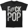 Herren Fünf-Finger-Todesstoß F*ck Pop T-Shirt Medium Schwarz
