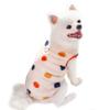 Autumn and Winter Polka Dot Plush Vest for Dogs Cats Pet Clothes Vests Supplies Dog Clothing Puppy Clothes for Small Dogs
