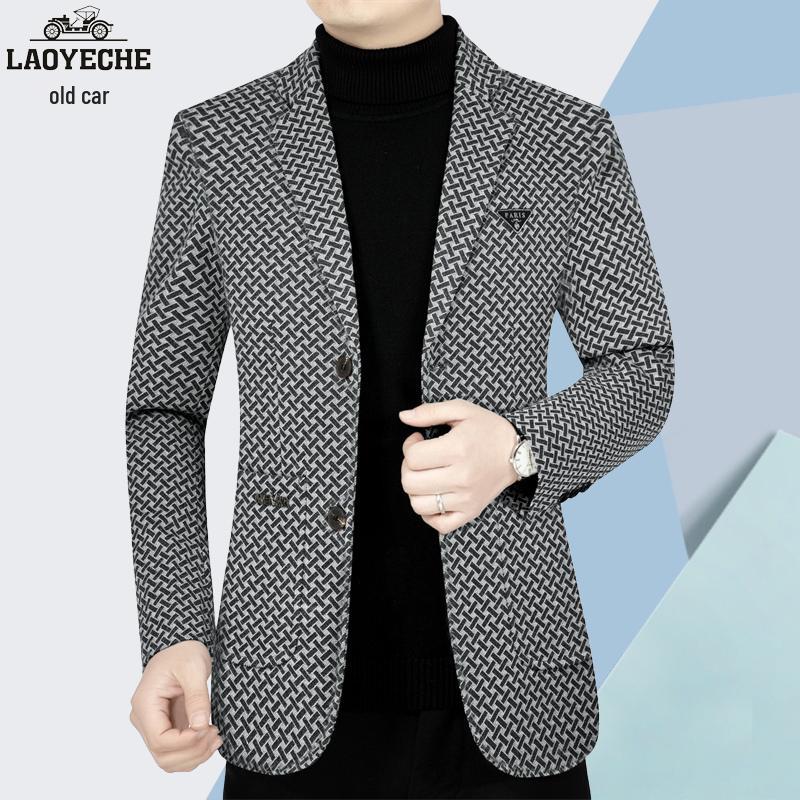 2025 Men's Classic British-Style Autumn Suit Jacket