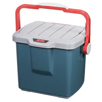 Iris Ohyama Storage BOX 410 X 310 X 275 RV Bucket Green RV-25B Gray/Dark