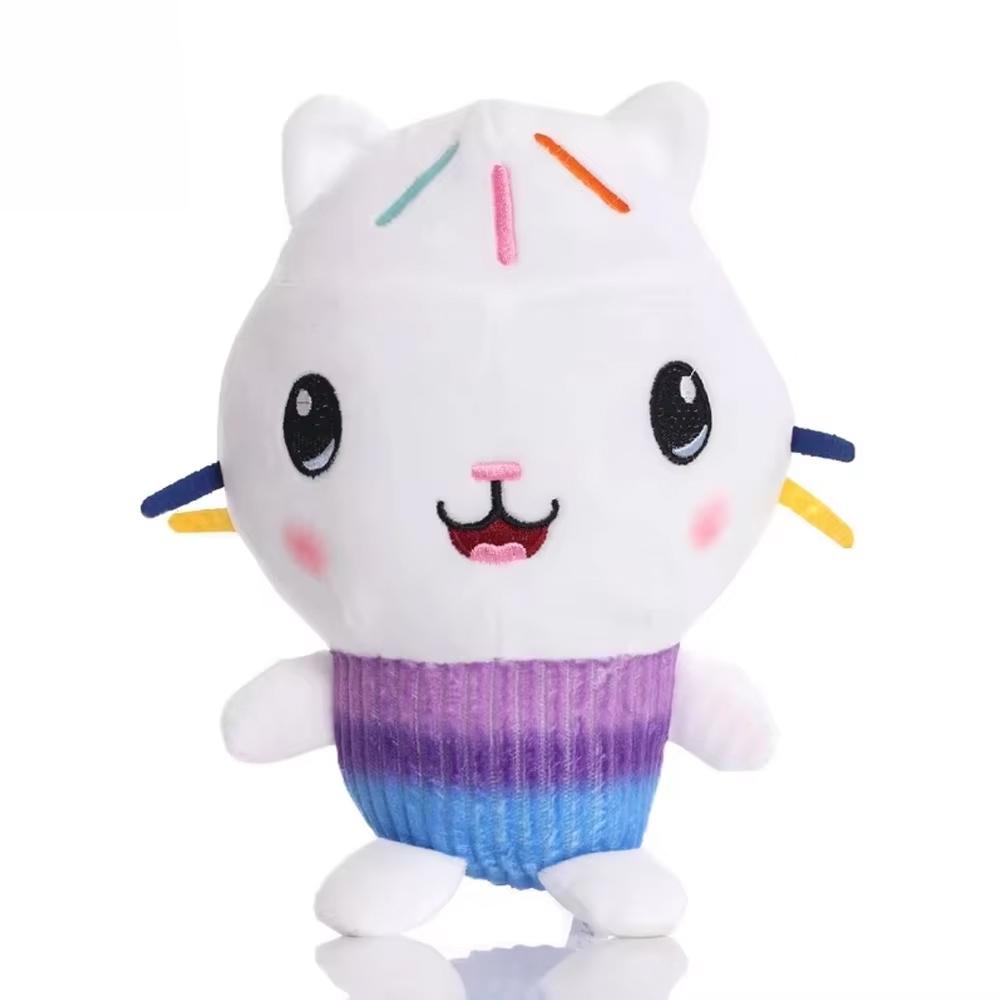 New Gabby Dollhouse Plush Toy Mercat Cartoon Stuffed Animals Smiling Cat Car Cat Hug Gaby Girl Dolls Kids Birthday Gifts