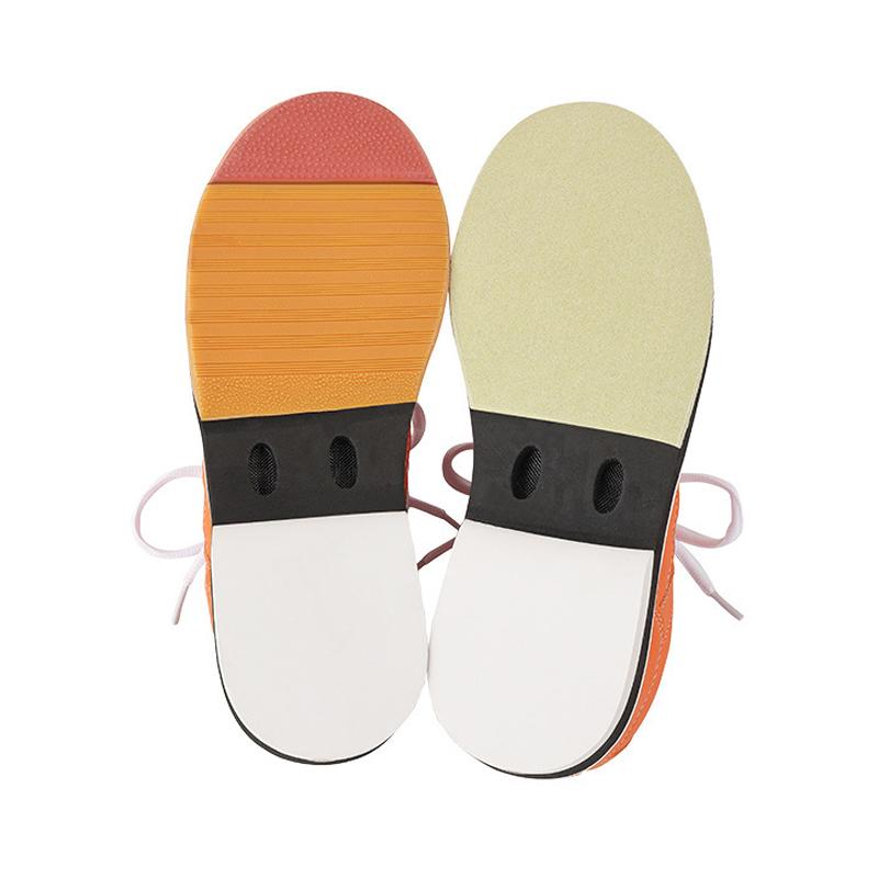Brand CS Size 38-46 Orange Bowling Shoes for Men Women Non Slip Pro Lace Up Leather Alley Bowling Gym Boots Sport Sneakers