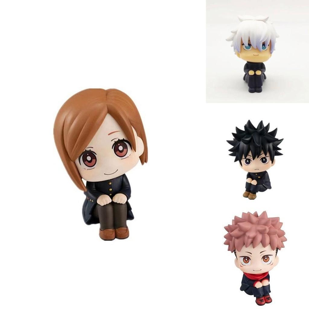 דמות PVC בסגנון Q של גוג'ו וואטארו מ-Jujutsu Kaisen, קישוט לעוגה, צעצוע