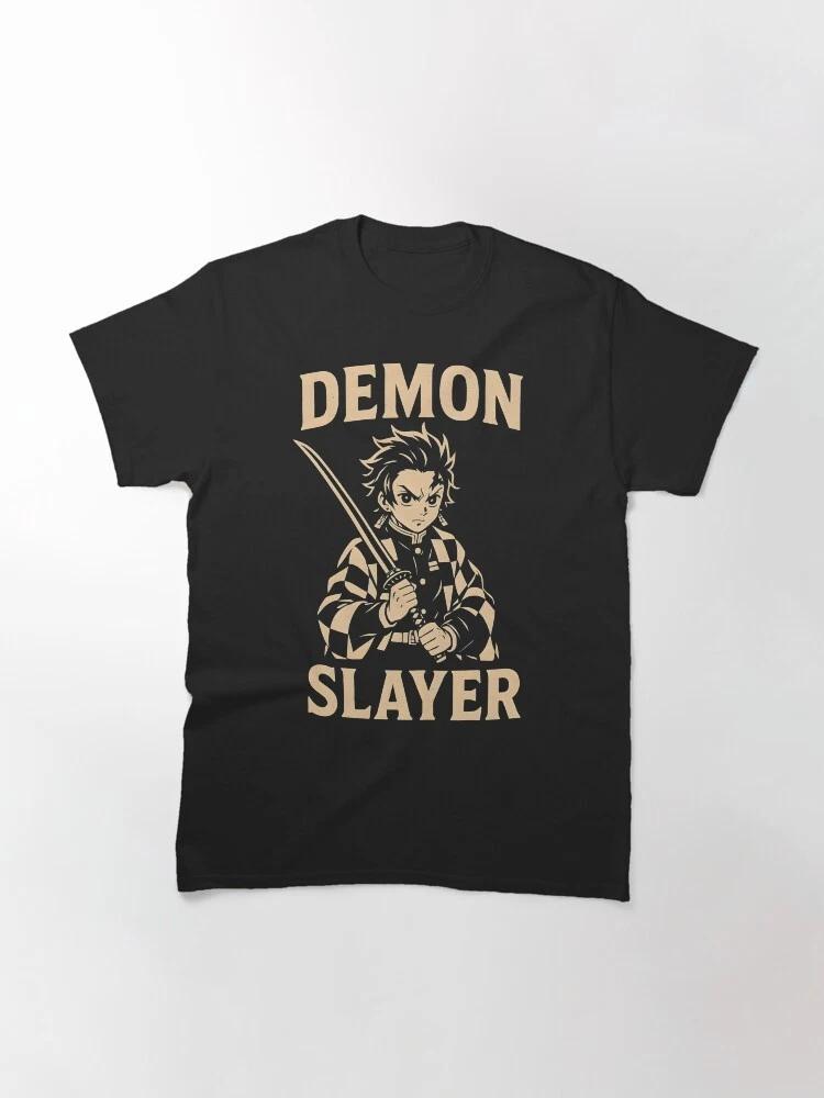 Anime Tanjiro Flame Breathing Demon Slayer Basic T Shirt S