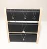 Solid Wood Three-Tier Necklace Stand - Jewelry Display and Storage Hanger