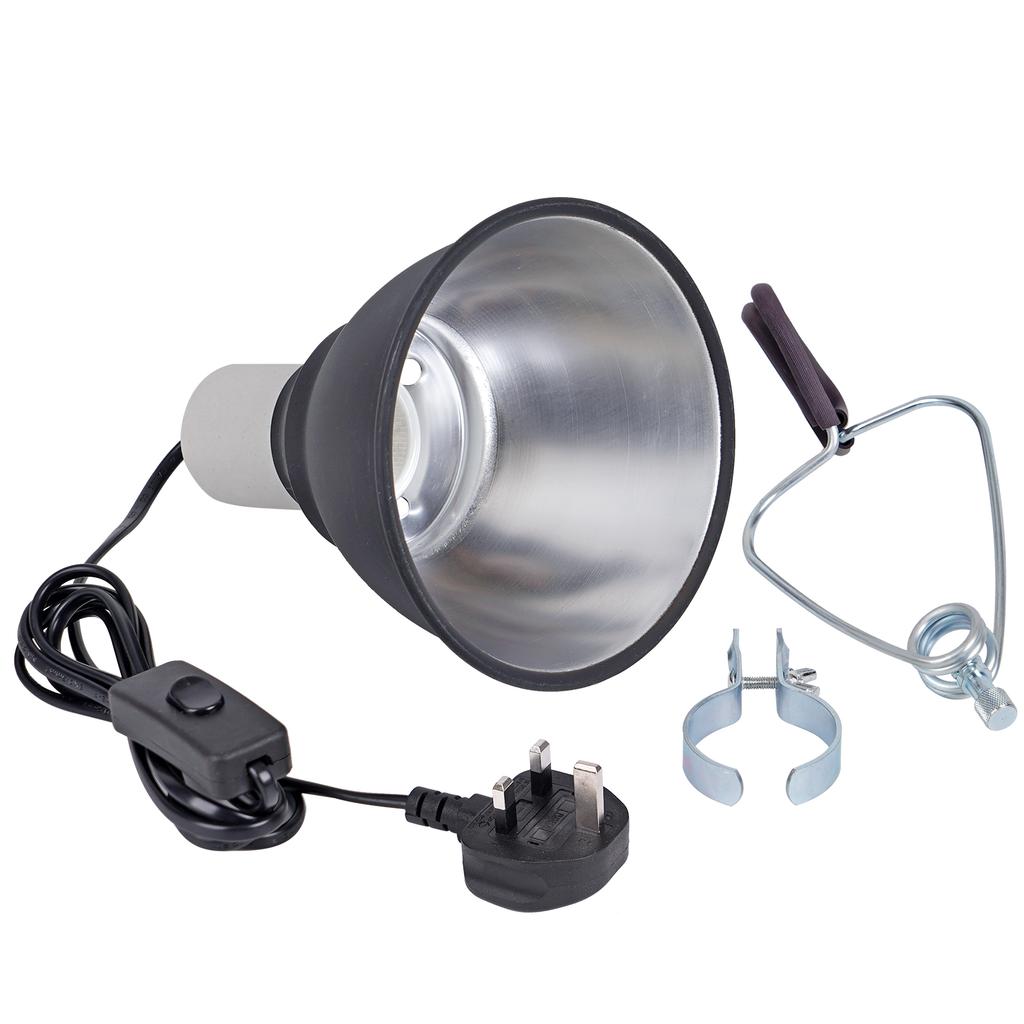 New Pet Reptile Heating Lamp Set Illumination E27 Heating Lamp Bracket Pet Light Bulb Bracket Lampshade Emission Lamps 220-240V