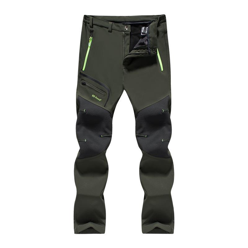 Waterproof Quick-Dry Fleece Softshell Ski Pants for Men & Women