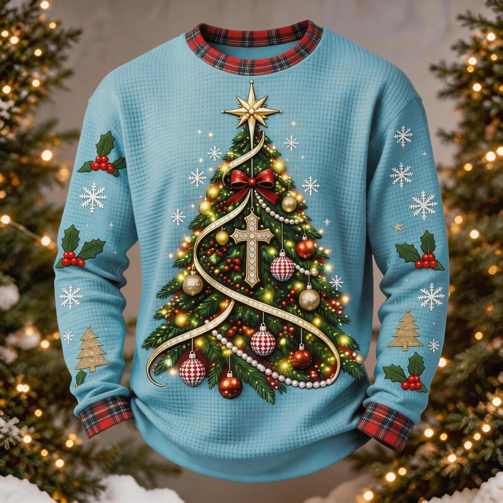 Men's Knit Long Sleeve Top for Casual Everyday Wear