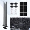 2/3/4 Set Transmission Coolers Mounting Tie Strap Plastic Automotive Radiator Fan Mount Zip Ties Clips Easy Installation