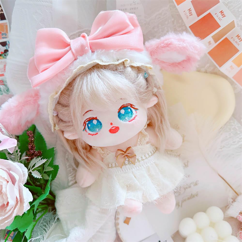 Niannyyhouse 20cm Plush Toy Clothes: Tweed Skirt Suit, Tiara, Jacket, Skirt, Backpack, Cotton Doll Accessories, Dress-Up