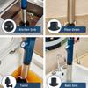 Premium Multipurpose High-Pressure Toilet and Drain Unblocker Plunger